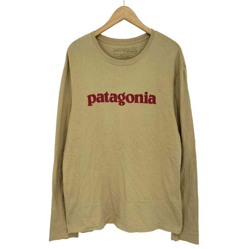 パタゴニア patagonia organic cotton ロゴ ロングスリーブ TEE メンズ JPN:M