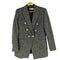 ザラ ZARA ツイードテーラードジャケット レディース import:L