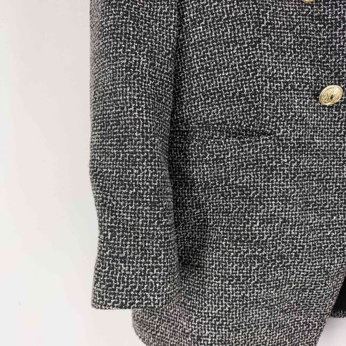ザラ ZARA ツイードテーラードジャケット レディース import:L