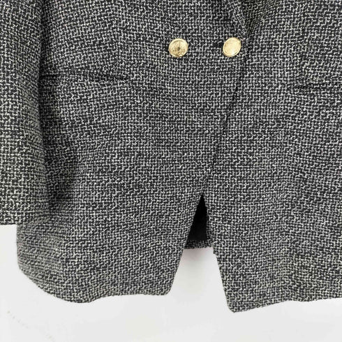 ザラ ZARA ツイードテーラードジャケット レディース import:L