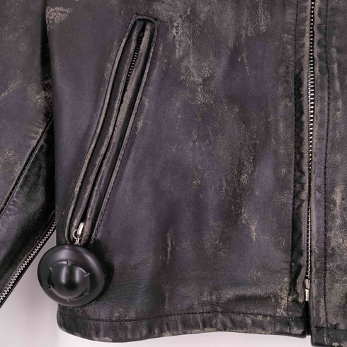 ショット Schott 90S USA製 ライナー付き シングルライダース メンズ US:36