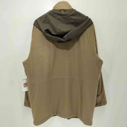 ジャンニヴァレンティノ GIANNI VALENTINO 00s フェイクスエード フーデッド ハンティングジャケット メンズ import:M