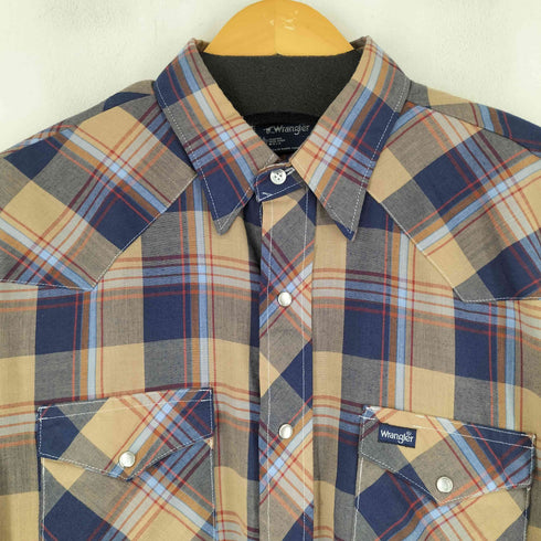 ラングラー Wrangler 80S L/S チェック ウエスタンシャツ メンズ JPN:L