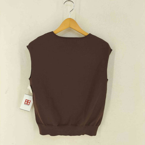 ユナイテッドアローズグリーンレーベルリラクシング UNITED ARROWS green label relaxing HIYOKE スクエアネック フレンチスリーブ ニット レディース FREE