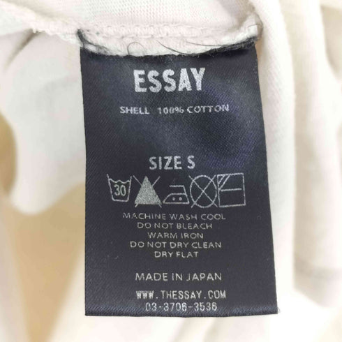 エッセイ ESSAY ヘンリーネックカットソー メンズ S