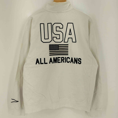 アヴィレックス AVIREX オールアメリカン ストレッチ スタンド ジップ スウェット メンズ import:XL