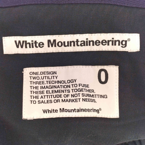 ホワイトマウンテニアリング WHITE MOUNTAINEERING 21SS リネン混 イージースラックス メンズ JPN:1