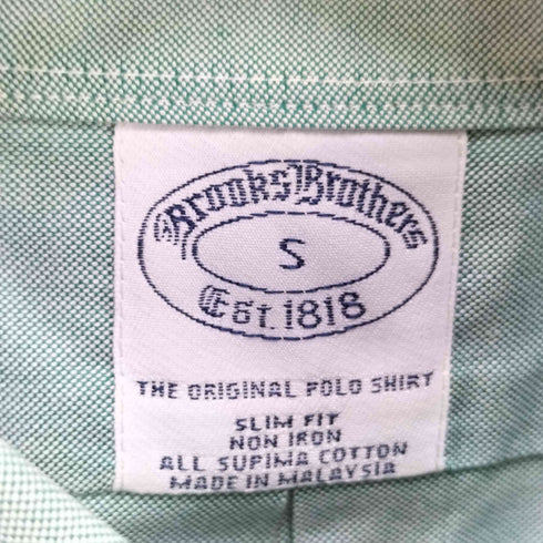 ブルックスブラザーズ BROOKS BROTHERS 刺繍オックスフォードボタンダウンシャツ メンズ import:S