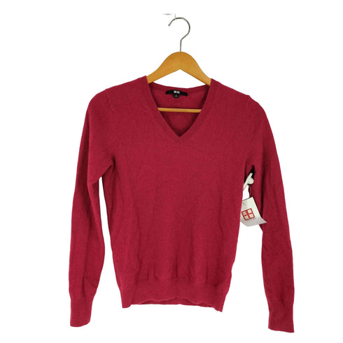 ユニクロ UNIQLO カシミヤVネックセーター レディース JPN:S