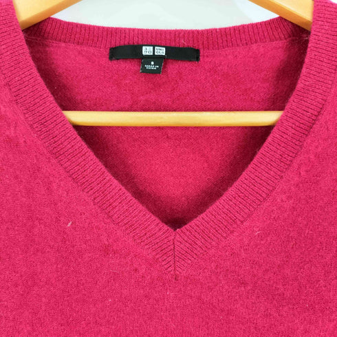 ユニクロ UNIQLO カシミヤVネックセーター レディース JPN:S