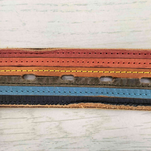 Hawk Company Genuine Leather マルチカラー レザー ベルト レディース M