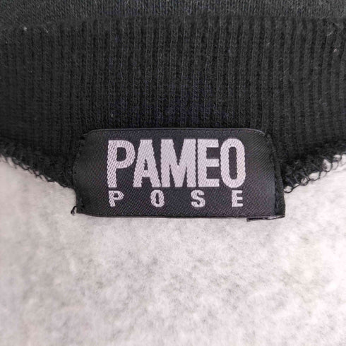 パメオポーズ Pameo Pose ドローコード クロップド スウェット レディース