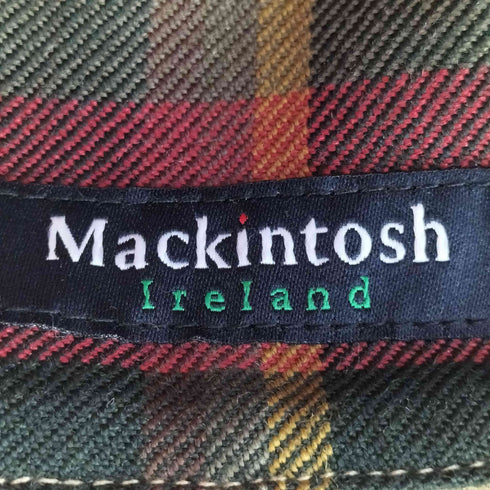 マッキントッシュ Mackintosh Ireland 裏地チェック バケットハット レディース L