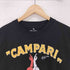 campari USA製 企業ロゴプリント クルーネック ショートスリーブ Tシャツ メンズ import:L