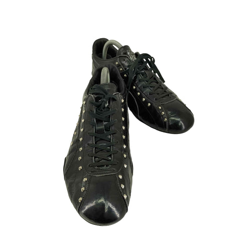 プーマ PUMA スタッズ加工 バーネット パテント スニーカー メンズ JPN:27