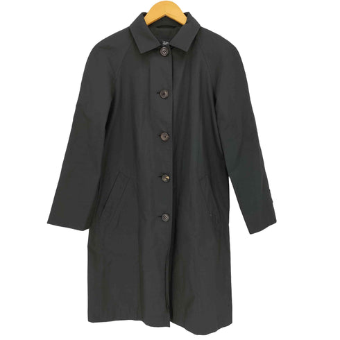 バーバリーロンドン BURBERRY LONDON シルク混 ポリ スプリングコート レディース FR:36