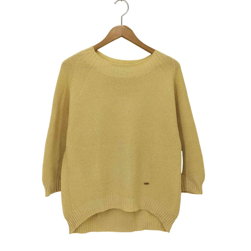 アクアスキュータム AQUASCUTUM ホールガーメント ハイネックラメニット レディース US:8