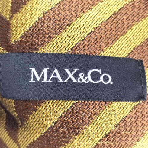 マックスアンドコー MAX&CO. ヘリンボーン フレア タックスカート レディース EUR:38
