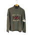 ハケットロンドン hackett london ユニオンジャックワッペン ハーフジップニット メンズ L