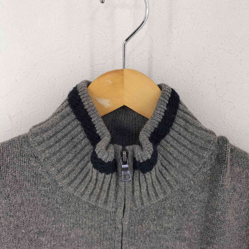 ハケットロンドン hackett london ユニオンジャックワッペン ハーフジップニット メンズ L