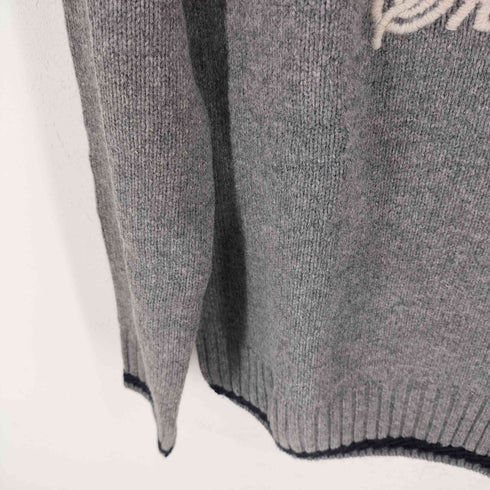 ハケットロンドン hackett london ユニオンジャックワッペン ハーフジップニット メンズ L