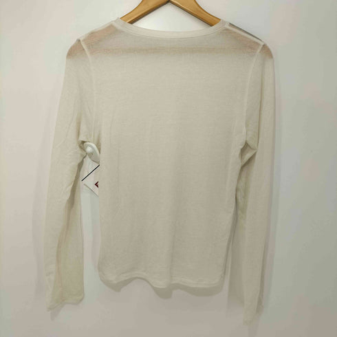 ノーリーズ NOLLEY’S 24AW カシミヤシルク混ラメロンT レディース JPN:38