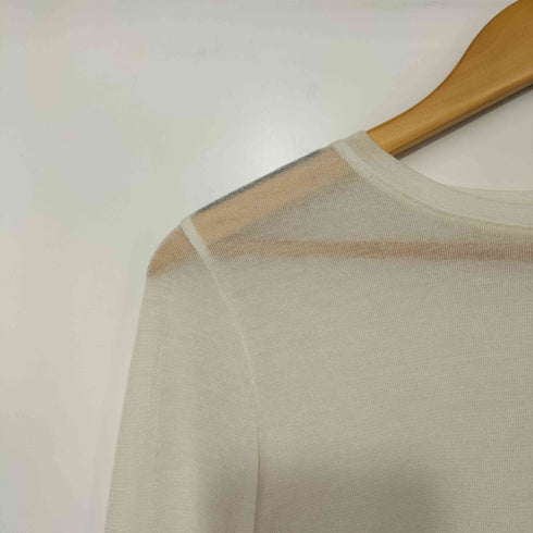 ノーリーズ NOLLEY’S 24AW カシミヤシルク混ラメロンT レディース JPN:38