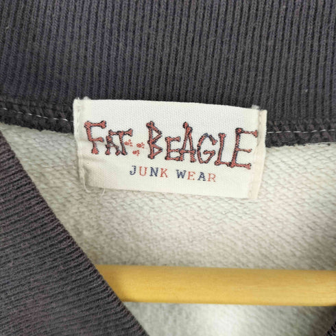FAT BEAGLE 虎 刺繍 スウェット ジップアップブルゾン メンズ