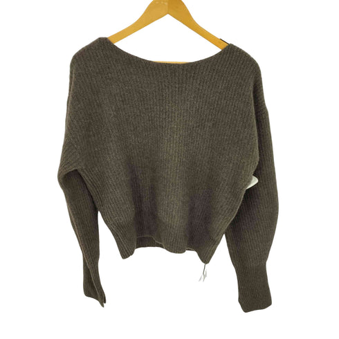 ビューティーアンドユースユナイテッドアローズ BEAUTY & YOUTH UNITED ARROWS 25aw フォックスブレンド ボリュームスリーブ ボートネックニットプルオーバー レディース FREE