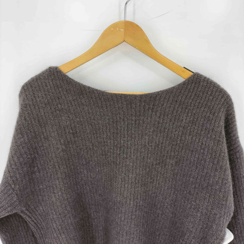 ビューティーアンドユースユナイテッドアローズ BEAUTY & YOUTH UNITED ARROWS 25aw フォックスブレンド ボリュームスリーブ ボートネックニットプルオーバー レディース FREE