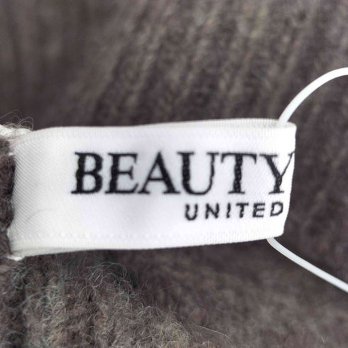 ビューティーアンドユースユナイテッドアローズ BEAUTY & YOUTH UNITED ARROWS 25aw フォックスブレンド ボリュームスリーブ ボートネックニットプルオーバー レディース FREE