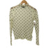 ザラ ZARA セミシースルー ドットプリント ニットトップス レディース import:M
