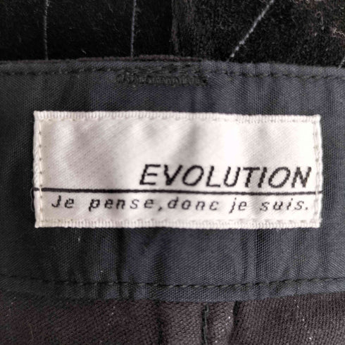 EVOLUTION ベロアピンストライプ ストレートパンツ メンズ JPN:S