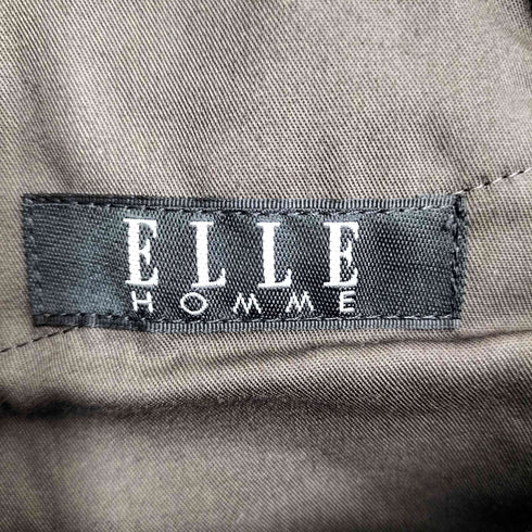 エルオム ELLE HOMME ベロアピンストライプ ストレートパンツ メンズ JPN:46