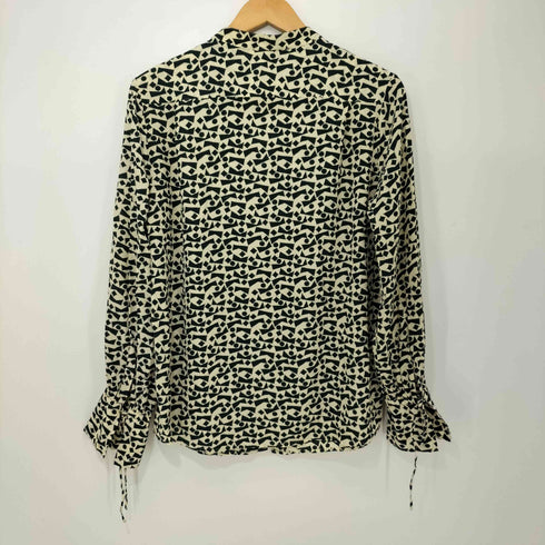 ユニクロ UNIQLO レーヨンスタンドカラーシャツ レディース JPN:M