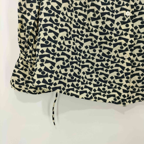 ユニクロ UNIQLO レーヨンスタンドカラーシャツ レディース JPN:M