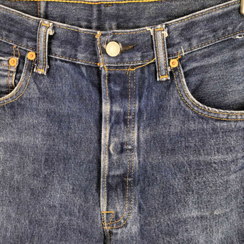 リーバイス Levis 501 ボタン裏 4985 ボタンフライ ストレートデニム メンズ W34 L30