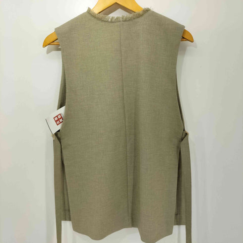 ユナイテッドアローズグリーンレーベルリラクシング UNITED ARROWS green label relaxing 23SS ドライタッチ ツイード デザイン ジレ レディース