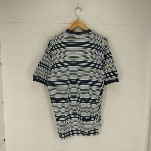 ラウンドツリーアンドヨーク roundtree&yorke MADE IN UNITED ボーダー ヘンリーネック カットソー メンズ import:L