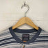 ラウンドツリーアンドヨーク roundtree&yorke MADE IN UNITED ボーダー ヘンリーネック カットソー メンズ import:L