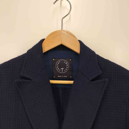 CLAUDIO TONELLO イタリア製 T-JACKET コットンニット テーラードジャケット メンズ JPN:S