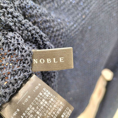 ノーブル Noble 25SS ペーパーヤーンカノコ BACK Vプルオーバー レディース