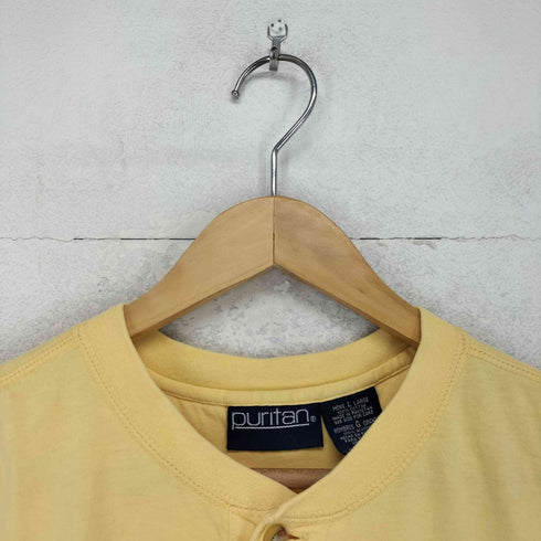 ピューリタン PURITAN 90-00s ヘンリーネック カットソー メンズ import:L