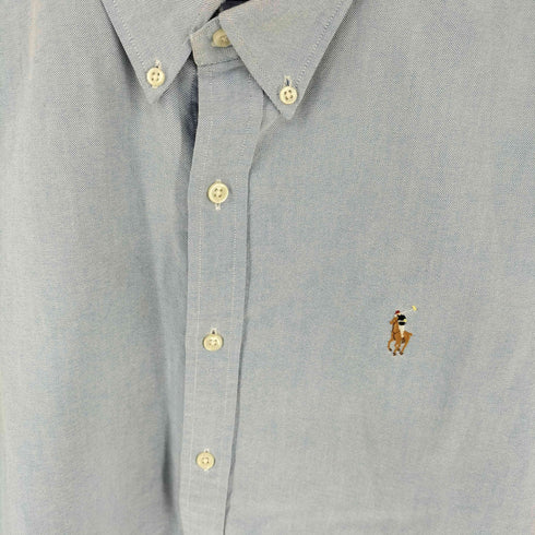 ラルフローレン RALPH LAUREN SLIM FIT マチ付き ボタンダウンシャツ メンズ M