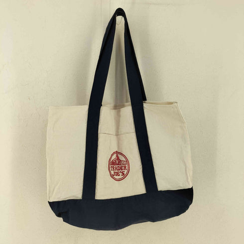 TRADER JOE’S ロゴ刺繍トートバッグ レディース