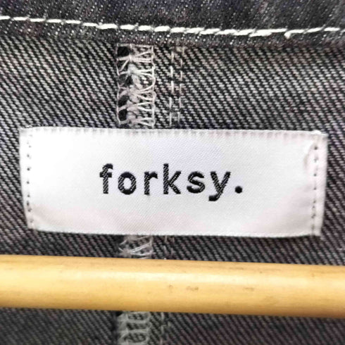 フォルクシー forksy. 2WAYデニムモッズコート ベスト レディース ONE SIZE