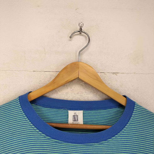 ギャップ Gap 90S USA製 袖裾シングル ボーダー カットソー メンズ import:XL