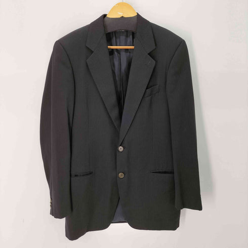 ジョルジオアルマーニ Giorgio Armani 90s後半 イタリア製 ピンストライプ ワンタック スラックス スーツ セットアップ メンズ 46