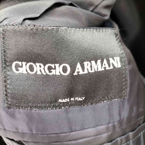 ジョルジオアルマーニ Giorgio Armani 90s後半 イタリア製 ピンストライプ ワンタック スラックス スーツ セットアップ メンズ 46
