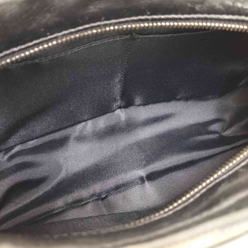 ブラックレーベルクレストブリッジ BLACK LABEL CRESTBRIDGE チェック レザーショルダーバッグ メンズ